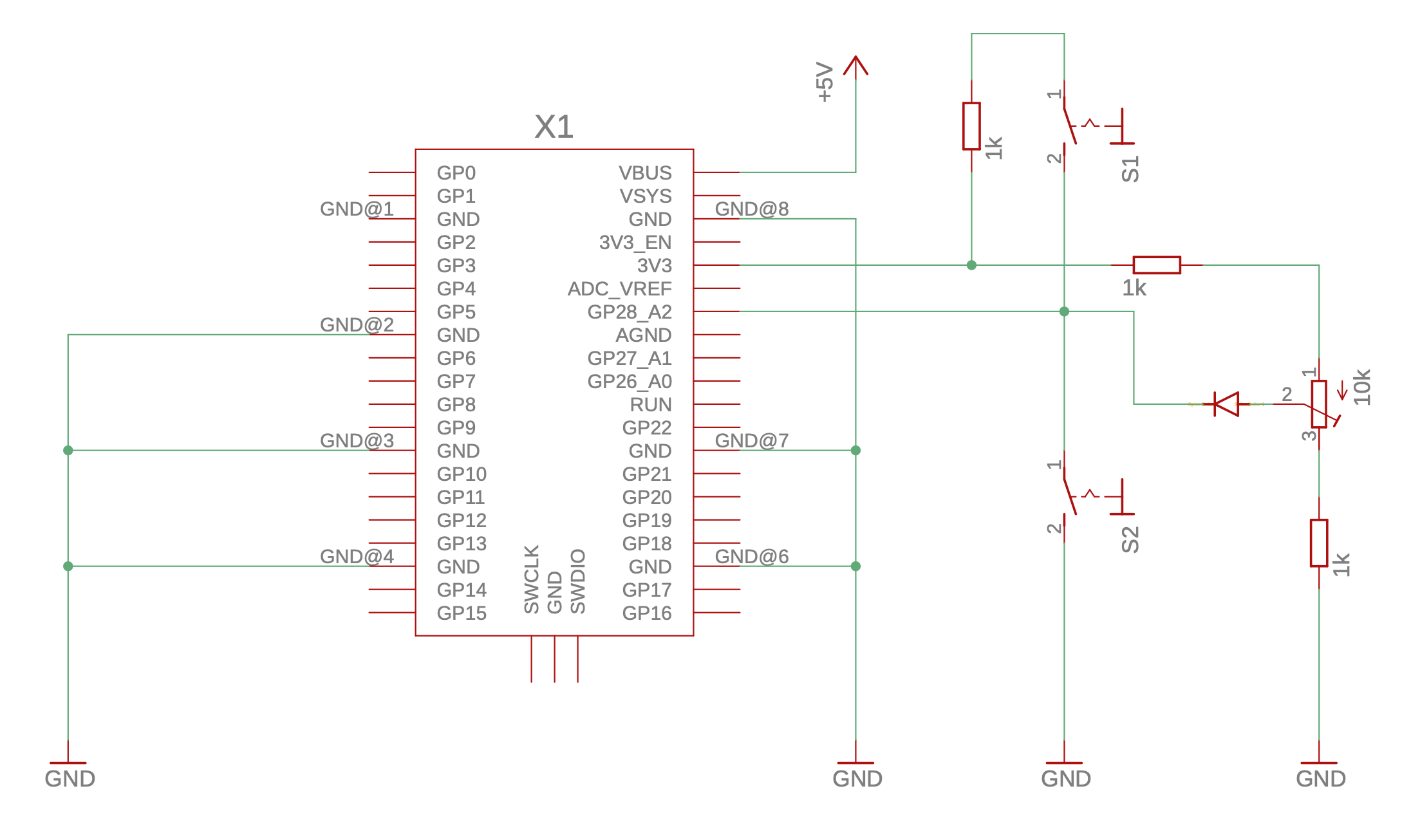 Armin Rohnen, Schaltungsbeispiel für die Handhebelsimulation mit zwei Endlagentaster