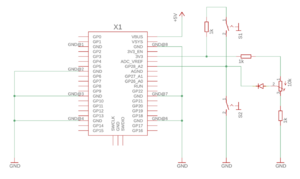 Armin Rohnen, Schaltungsbeispiel für die Handhebelsimulation mit zwei Endlagentaster