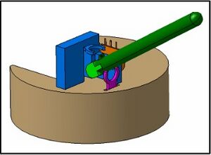 Konstruktion Vertikalhebel