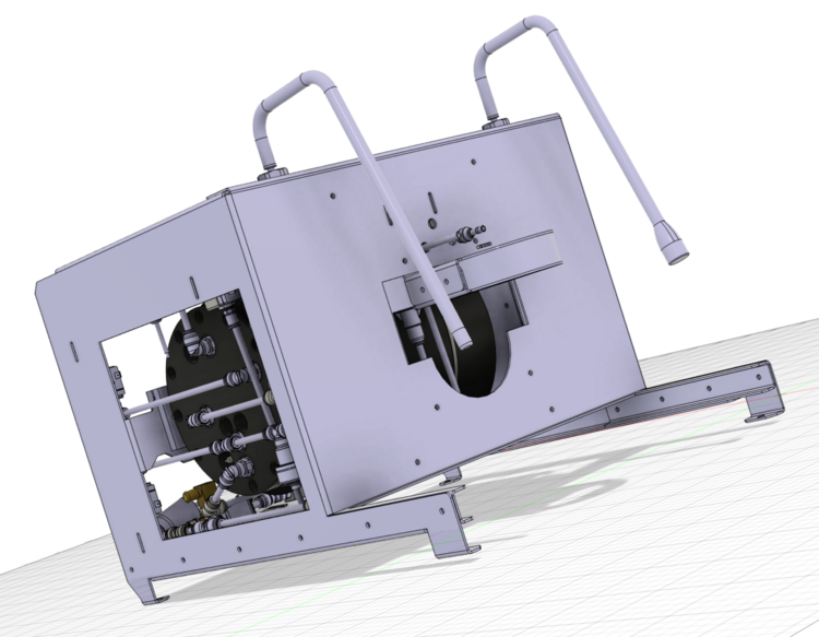 Labormaschine von vorne