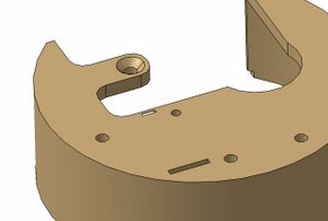 Verschraubung der Kappe